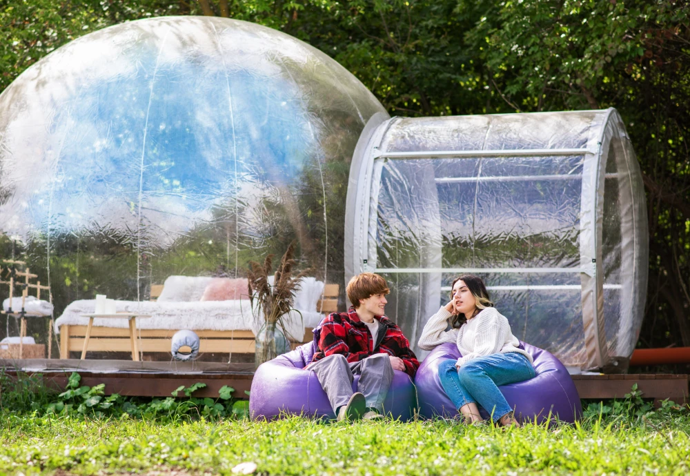 camping clear inflatable bubble tent